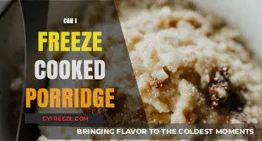 Reviving Comfort: The Ultimate Guide to Freezing Cooked Porridge