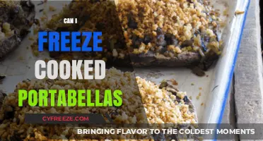Freezing Cooked Portabellas: A Handy Guide for Mushroom Lovers