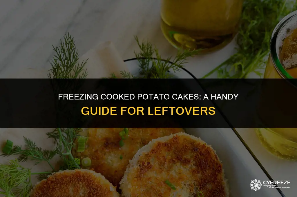 can i freeze cooked potato cakes