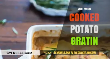 Freezing Cooked Potato Gratin: A Handy Guide for Leftovers