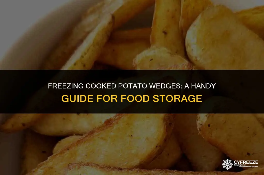 can i freeze cooked potato wedges
