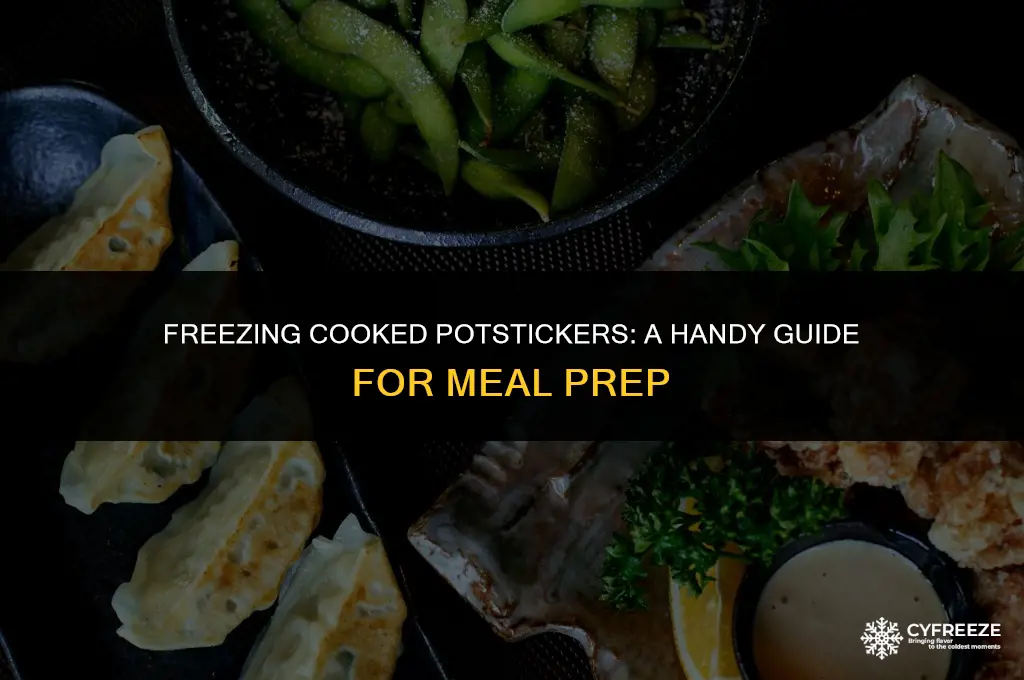 can i freeze cooked potstickers