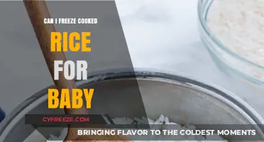 Safely Freezing Cooked Rice for Your Baby: A Convenient Guide