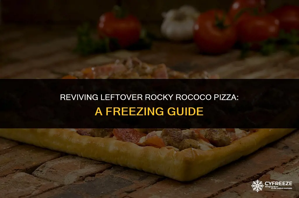 can i freeze cooked rocky rococo pizza