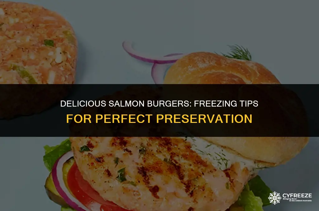 can i freeze cooked salmon burgers