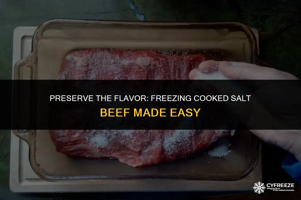 can i freeze cooked salt beef