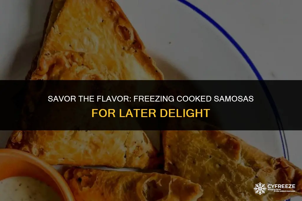 can i freeze cooked samosas