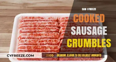 Savor the Flavor: Freezing Cooked Sausage Crumbles for Future Meals