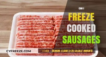Savor the Flavor: Freezing Cooked Sausages for Later Delights