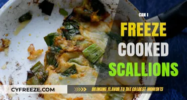 Preserve the Flavor: Freezing Cooked Scallions Made Easy