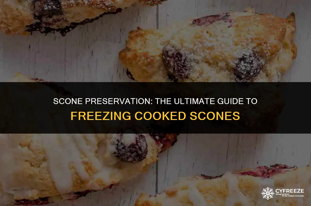 can i freeze cooked scones