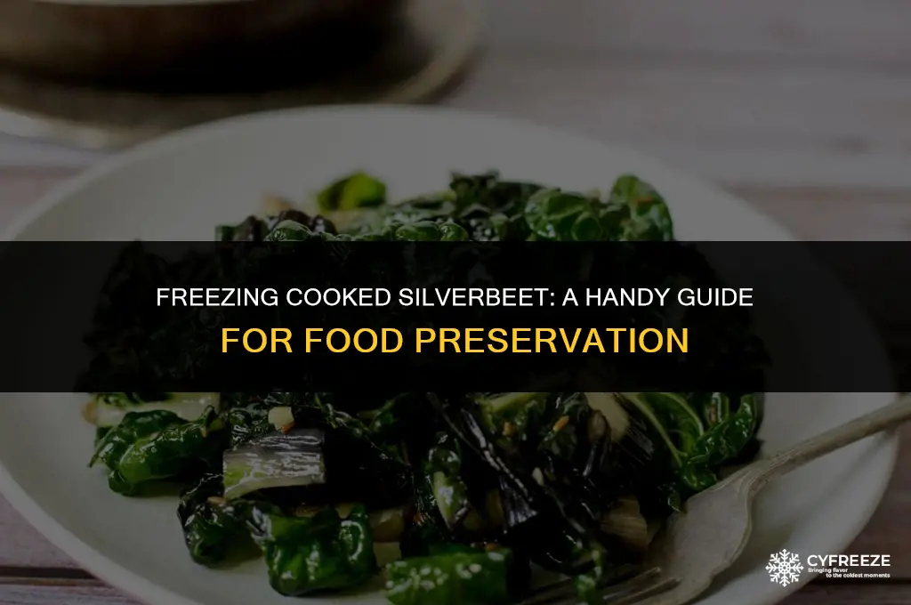 can i freeze cooked silverbeet
