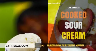 Savor the Flavor: Freezing Cooked Sour Cream Made Easy