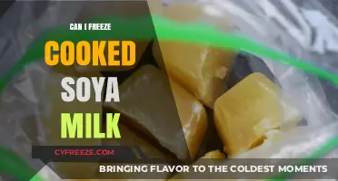 Freezing Cooked Soy Milk: A Handy Guide for Dairy Alternatives