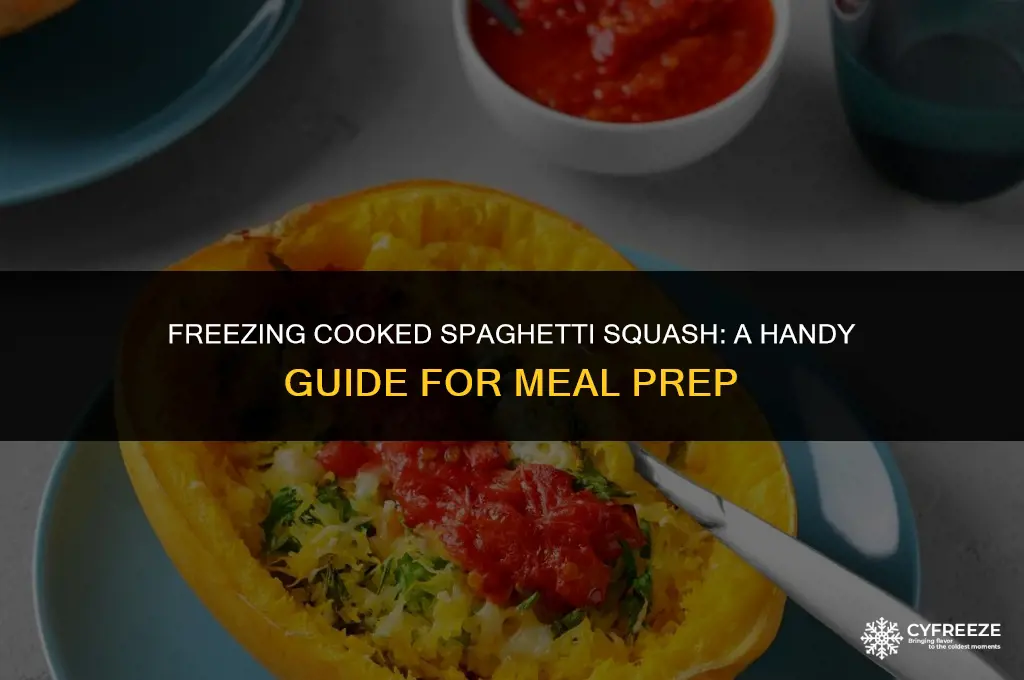 can i freeze cooked spagetti squash