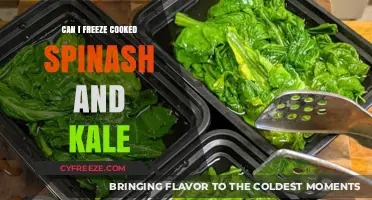 Freezing Cooked Spinach and Kale: A Handy Guide