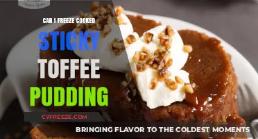 Freezing Cooked Sticky Toffee Pudding: A Delicious Dessert Hack