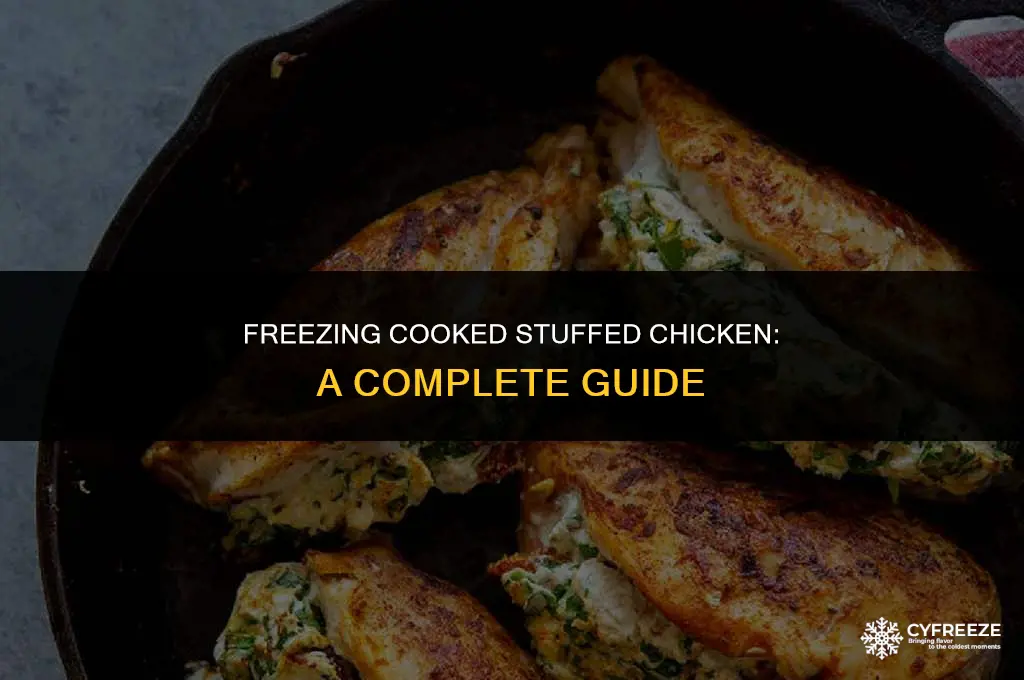 can i freeze cooked stuffed chicken