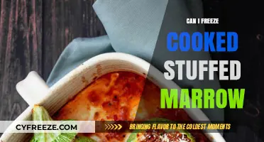 Freezing Cooked Stuffed Marrow: A Handy Guide for Food Lovers