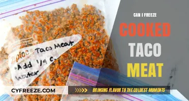 Taco 'Bout Convenience: Freezing Cooked Taco Meat for Later