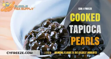 Freezing Cooked Tapioca Pearls: A Handy Guide for Bubble Tea Lovers