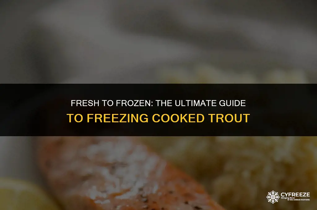 can i freeze cooked trout