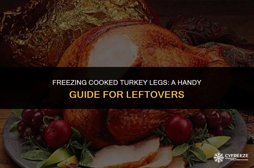 can i freeze cooked turkey legs