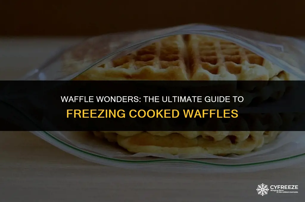 can i freeze cooked waffles
