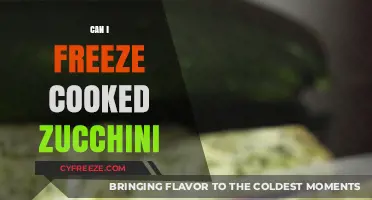 Preserve Your Zucchini: A Guide to Freezing Cooked Zucchini