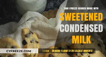 Sweetened Condensed Milk Cookies: A Guide to Freezing for Later Enjoyment