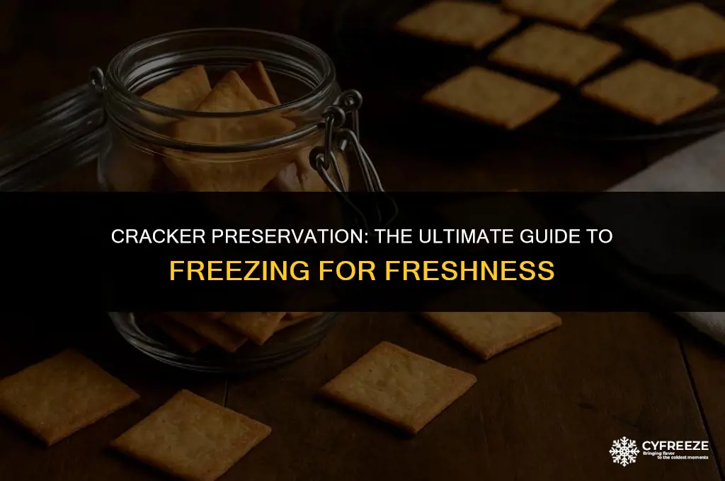 can i freeze crackers to keep them fresh