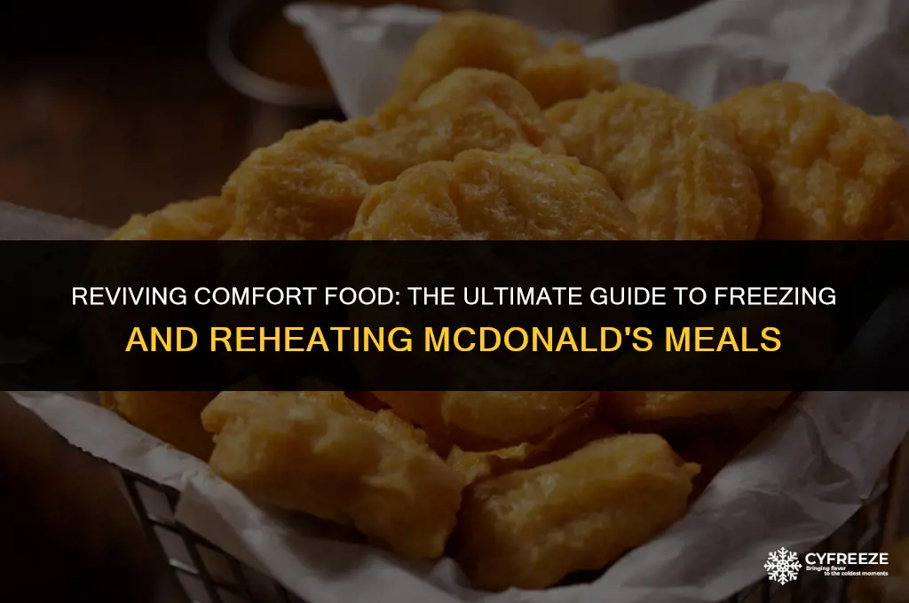 can i freeze dried mcdonalds