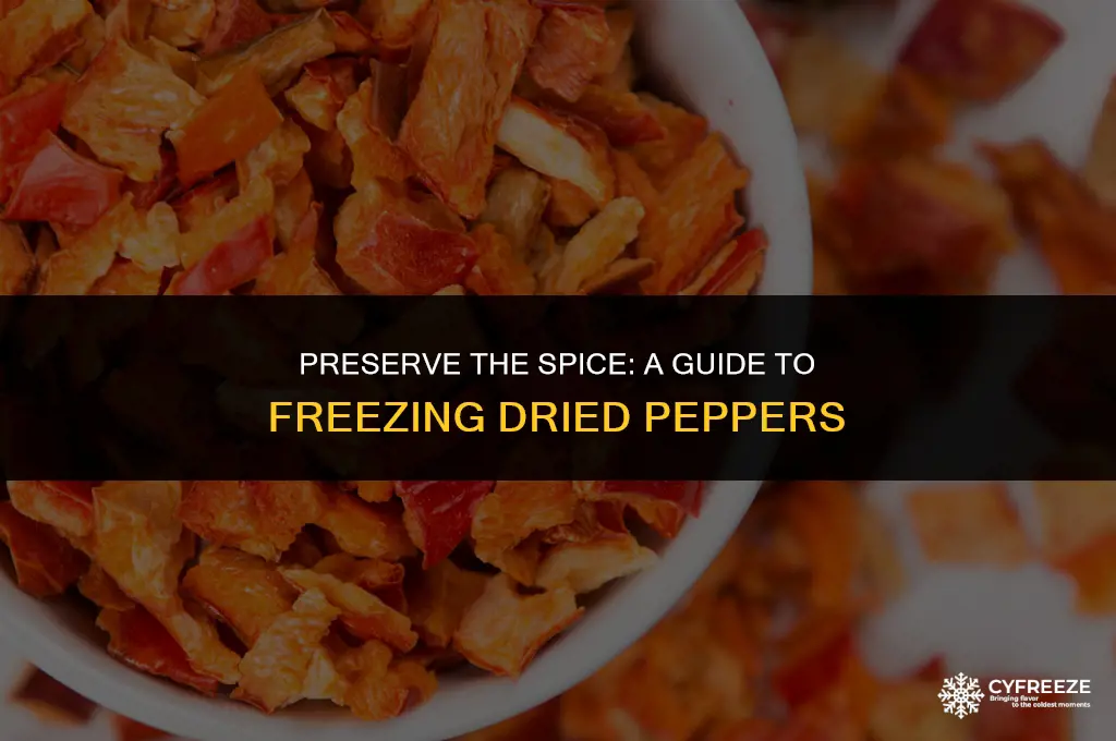 can i freeze dried peppers