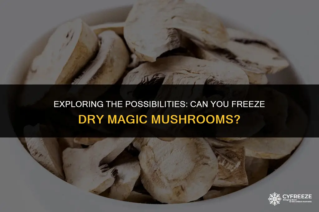 can i freeze dried shrooms