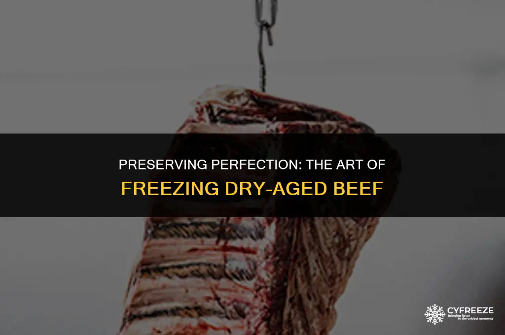 can i freeze dry aged beef