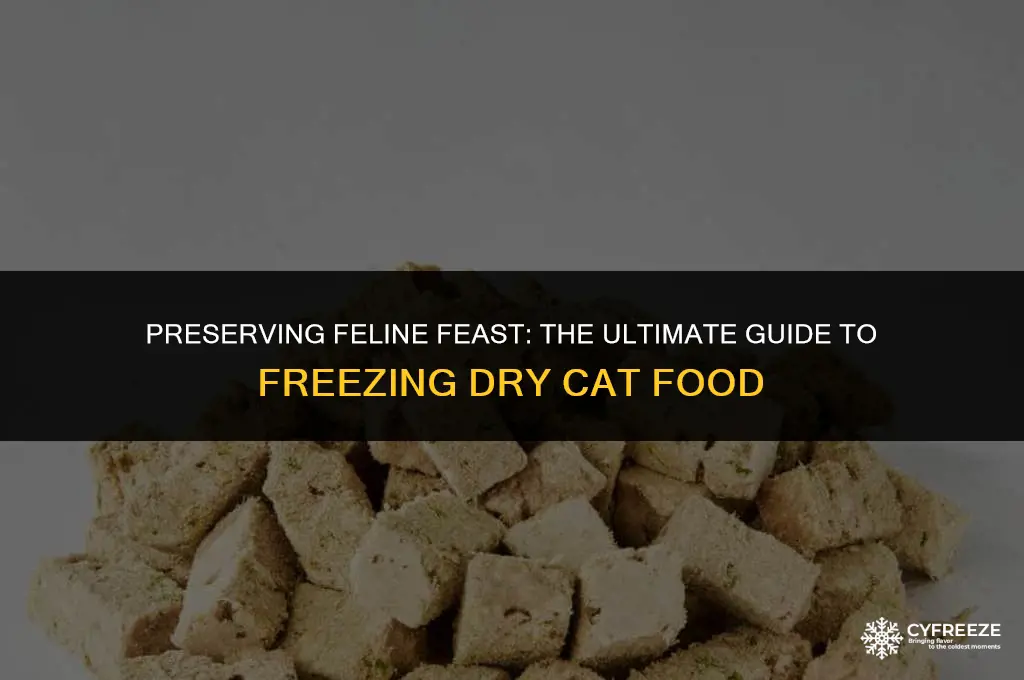 can i freeze dry cat food to keep it fresh
