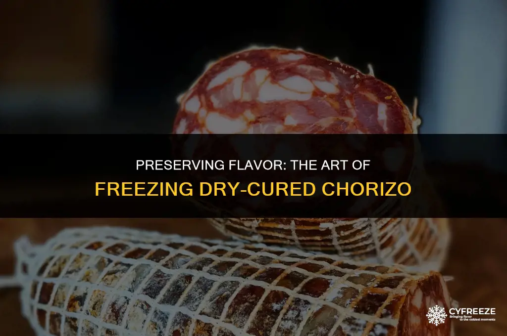 can i freeze dry cured chorizo