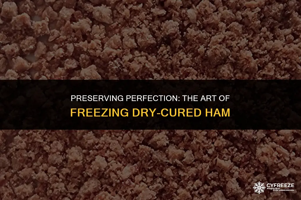can i freeze dry cured ham