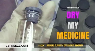Exploring the Safety and Efficacy of Freeze-Drying Medications at Home