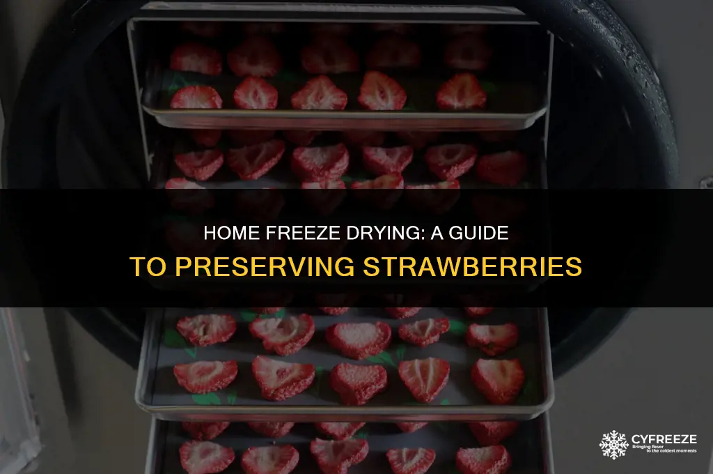can i freeze dry strawberries at home