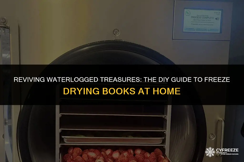 can i freeze dry wet books at home