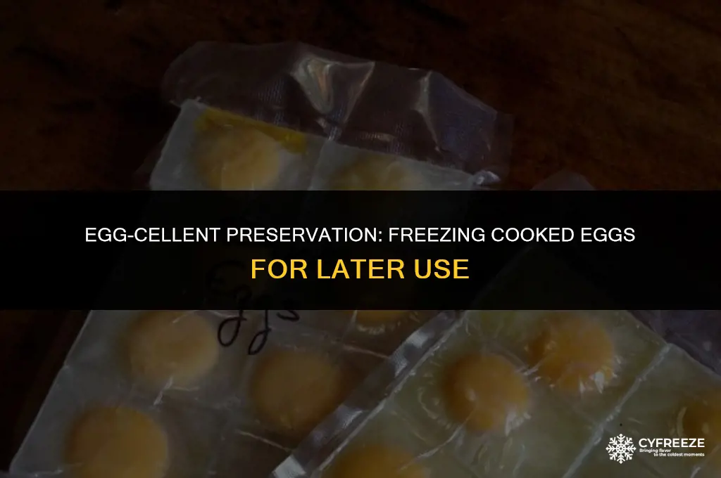 can i freeze eggs after cooking