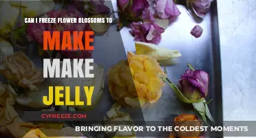 Blossom to Jelly: Freezing Flower Petals for Sweet Delights