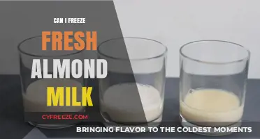 Fresh Almond Milk: Freezing Tips and Tricks for Longer Shelf Life