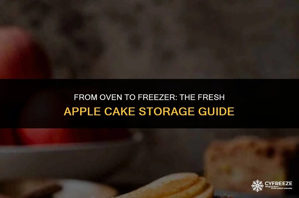can i freeze fresh apple cake