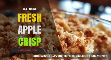 From Orchard to Freezer: The Ultimate Guide to Freezing Fresh Apple Crisp