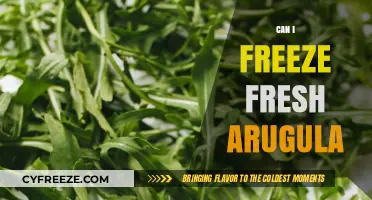 Fresh Arugula: The Ultimate Guide to Freezing and Preserving