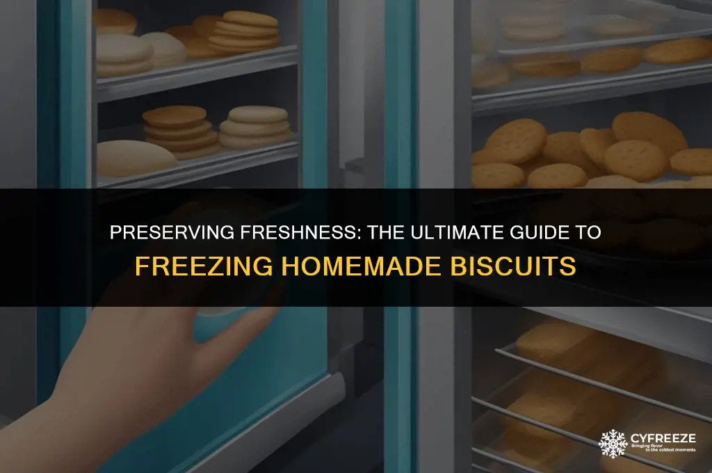 can i freeze fresh baked biscuits