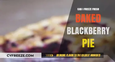 Preserving Summer's Bounty: Can You Freeze Fresh Baked Blackberry Pie?
