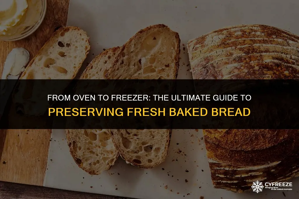 can i freeze fresh baked bread